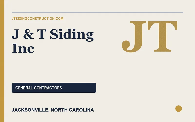 J & T Siding Inc in Jacksonville, North Carolina