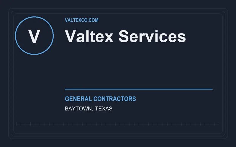 Valtex Services in Baytown, Texas