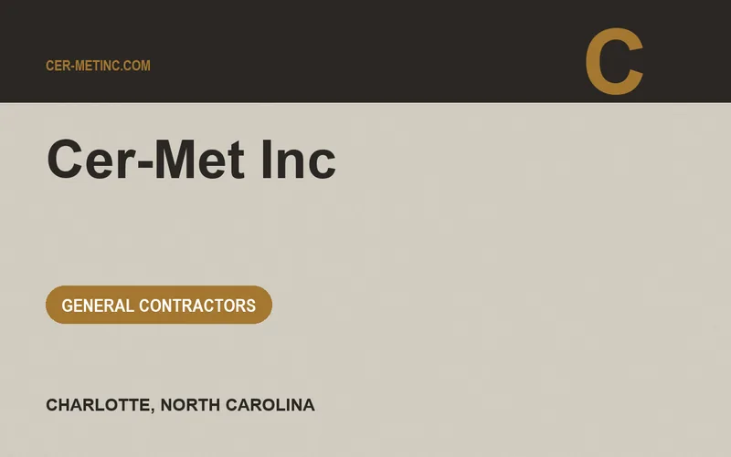 Cer-Met Inc in Charlotte, North Carolina