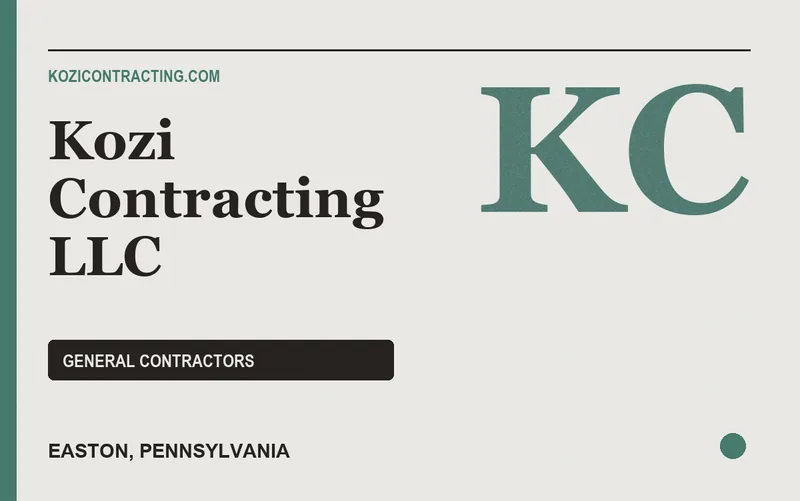 Kozi Contracting LLC in Easton, Pennsylvania