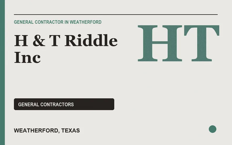 H & T Riddle Inc in Weatherford, Texas