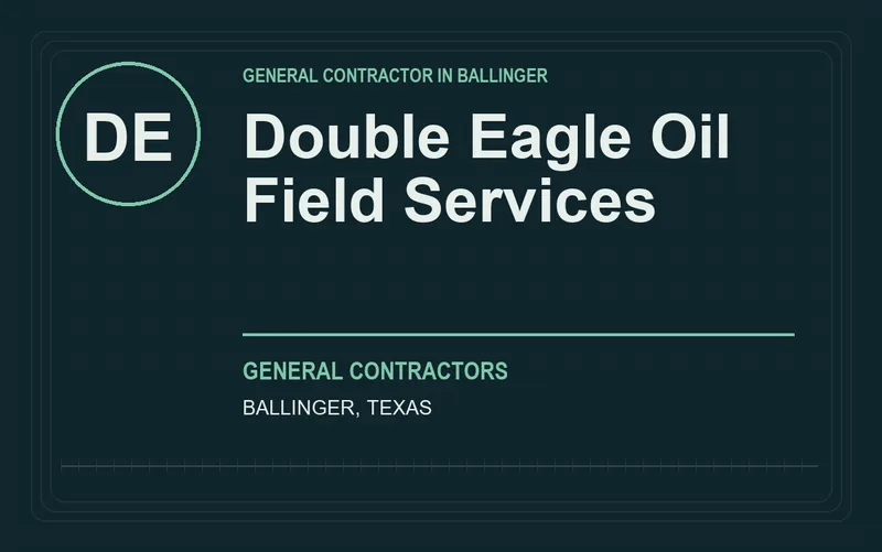 Double Eagle Oil Field Services in Ballinger, Texas