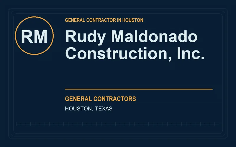 Rudy Maldonado Construction, Inc. in Houston, Texas
