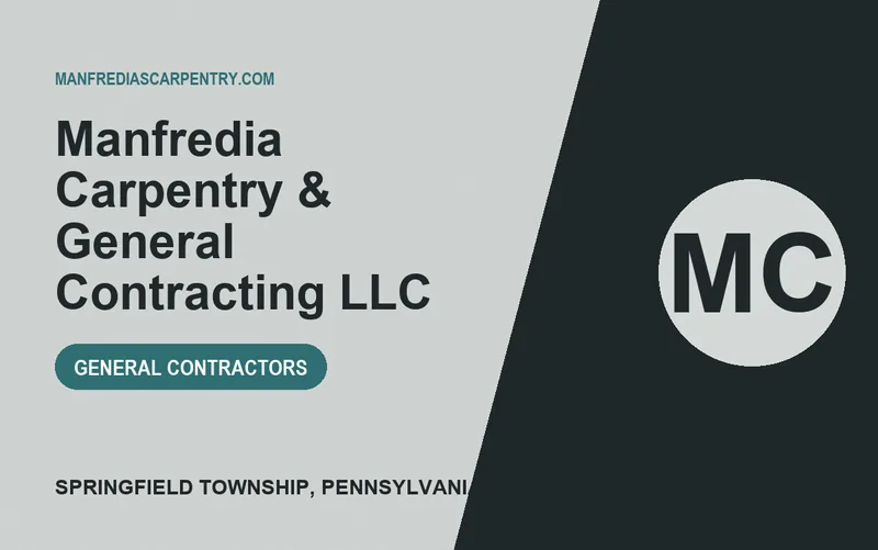 Manfredia Carpentry & General Contracting LLC in Springfield Township, Pennsylvania