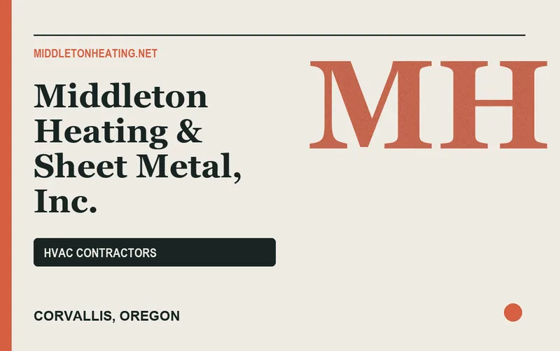 Middleton Heating & Sheet Metal, Inc. in Corvallis, Oregon