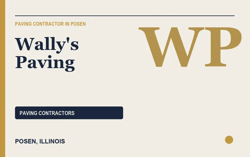 Wally's Paving in Posen, Illinois