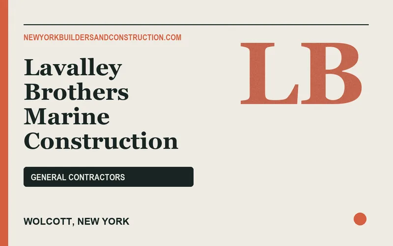 Lavalley Brothers Marine Construction in Wolcott, New York