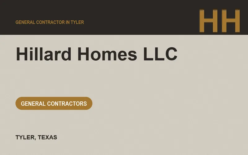 Hillard Homes LLC in Tyler, Texas