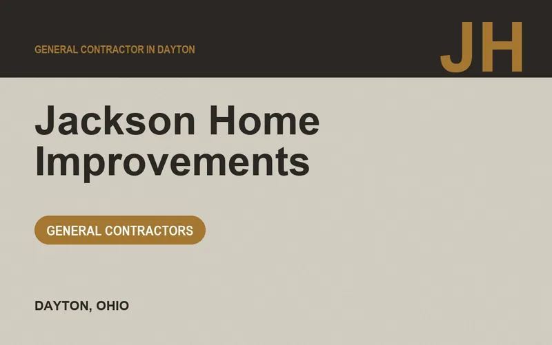 Jackson Home Improvements in Dayton, Ohio