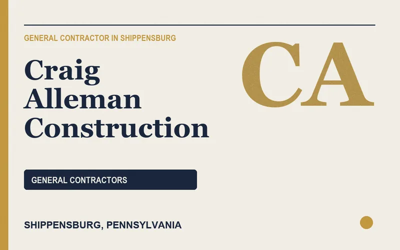 Craig Alleman Construction in Shippensburg, Pennsylvania
