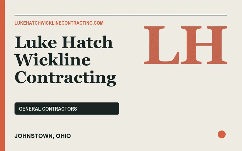 Luke Hatch Wickline Contracting in Johnstown, Ohio