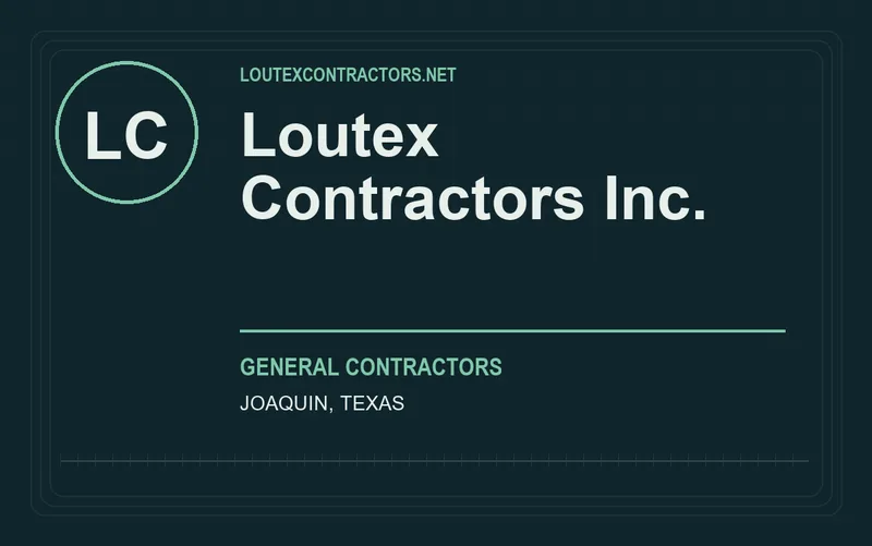 Loutex Contractors Inc. in Joaquin, Texas