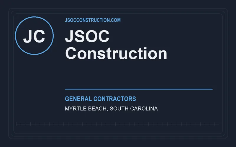 JSOC Construction in Myrtle Beach, South Carolina