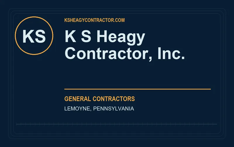 K S Heagy Contractor, Inc. in Lemoyne, Pennsylvania