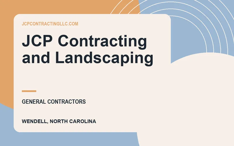 JCP Contracting and Landscaping in Wendell, North Carolina