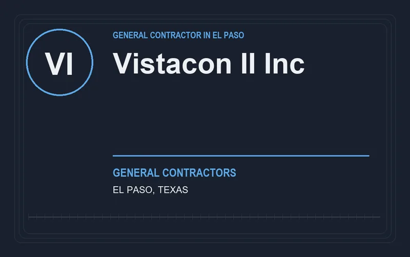 Vistacon II Inc in El Paso, Texas