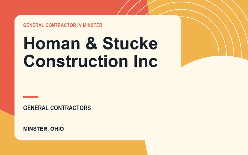 Homan & Stucke Construction Inc in Minster, Ohio