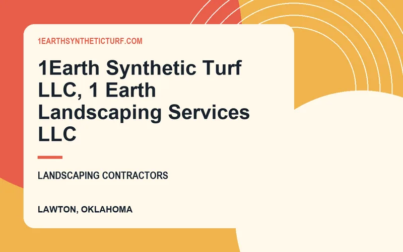 1Earth Synthetic Turf LLC, 1 Earth Landscaping Services LLC in Lawton, Oklahoma