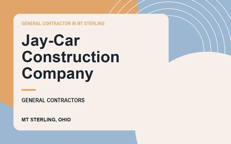 Jay-Car Construction Company in Mt Sterling, Ohio