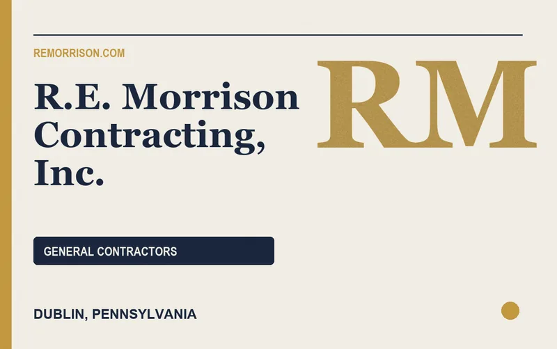 R.E. Morrison Contracting, Inc. in Dublin, Pennsylvania