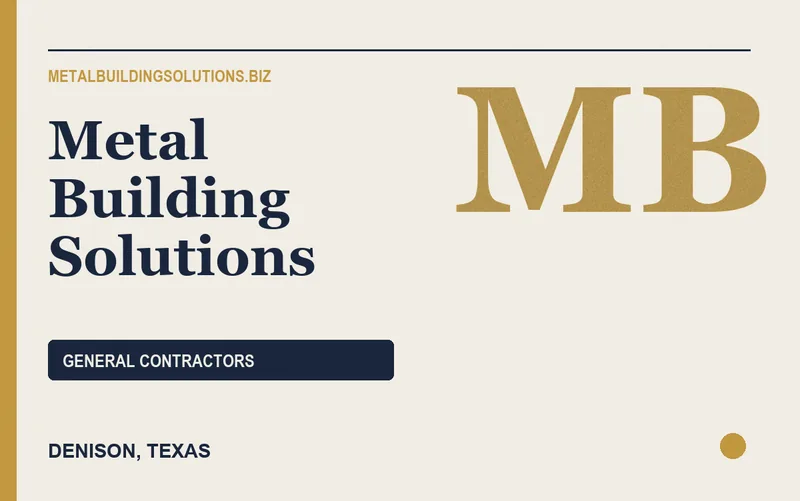 Metal Building Solutions in Denison, Texas