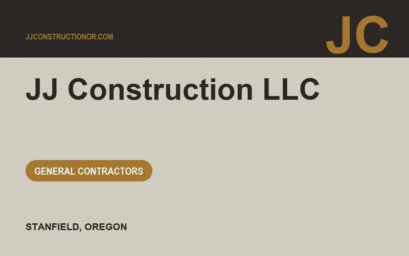 JJ Construction LLC in Stanfield, Oregon