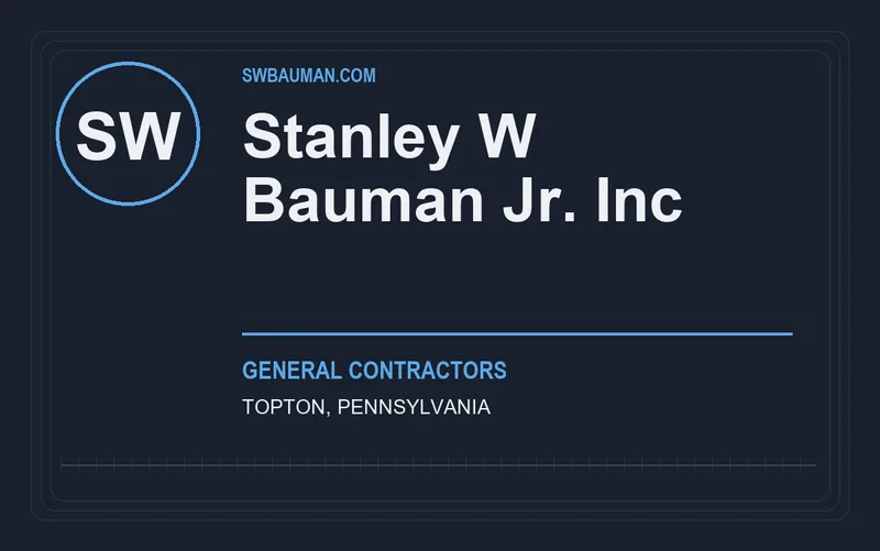 Stanley W Bauman Jr. Inc in Topton, Pennsylvania