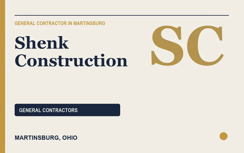 Shenk Construction in Martinsburg, Ohio