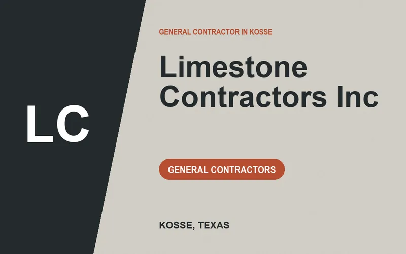 Limestone Contractors Inc in Kosse, Texas
