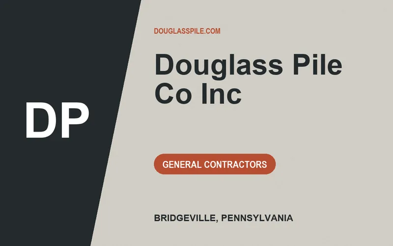 Douglass Pile Co Inc in Bridgeville, Pennsylvania