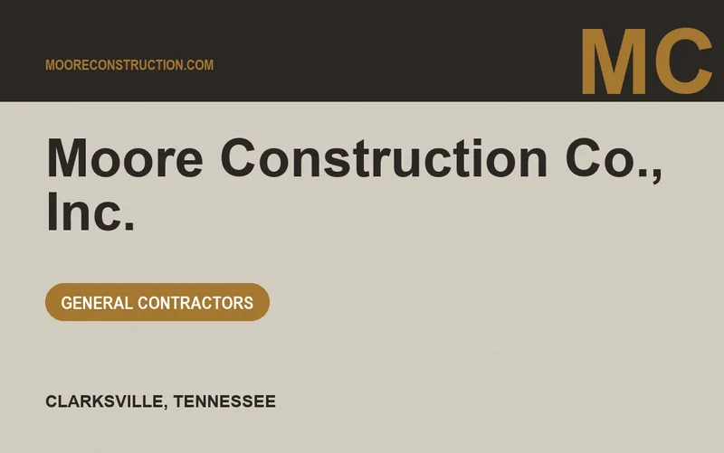 Moore Construction Co., Inc. in Clarksville, Tennessee