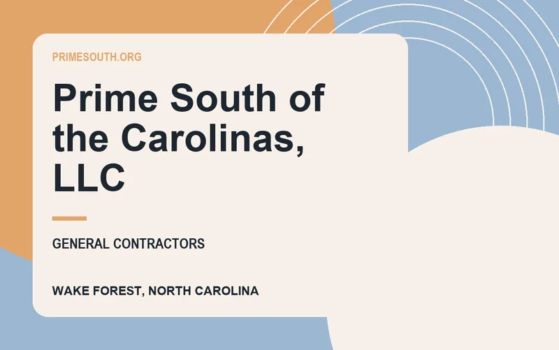 Prime South of the Carolinas, LLC in Wake Forest, North Carolina