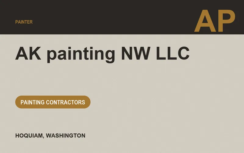 AK painting NW LLC in Hoquiam, Washington