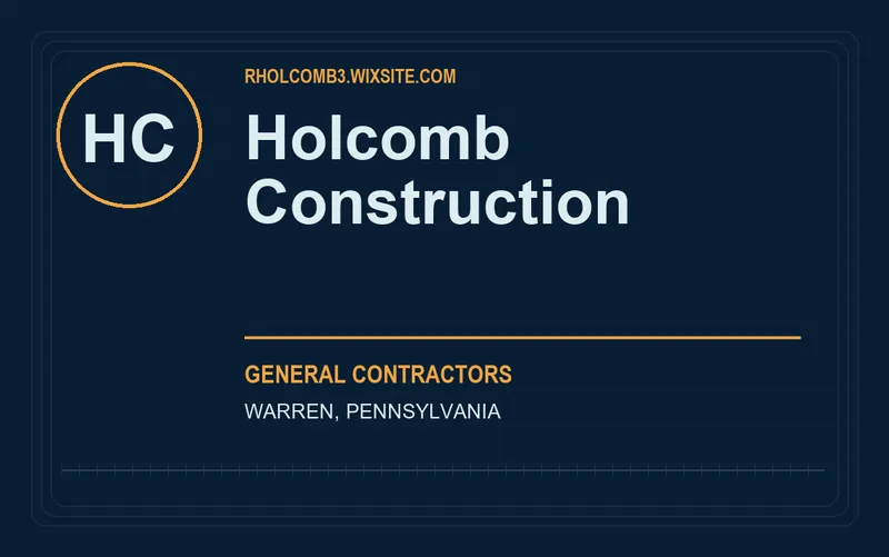 Holcomb Construction in Warren, Pennsylvania