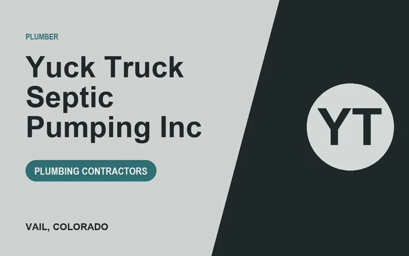 Yuck Truck Septic Pumping Inc in Vail, Colorado