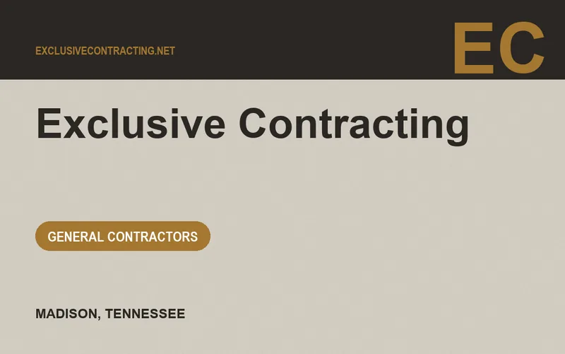 Exclusive Contracting in Madison, Tennessee
