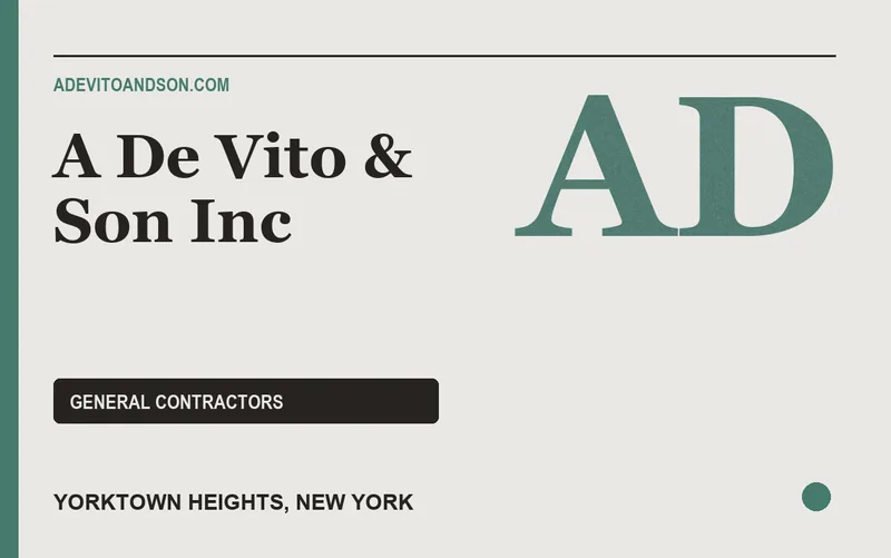 A De Vito & Son Inc in Yorktown Heights, New York