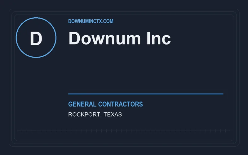 Downum Inc in Rockport, Texas