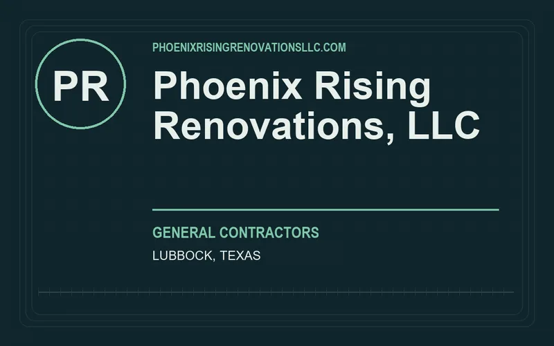 Phoenix Rising Renovations, LLC in Lubbock, Texas