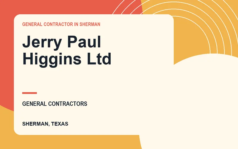 Jerry Paul Higgins Ltd in Sherman, Texas
