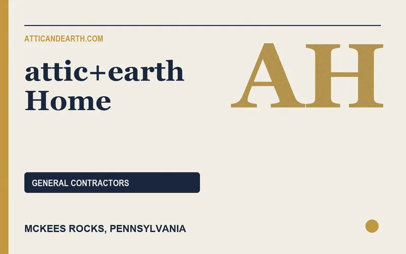 attic+earth Home in McKees Rocks, Pennsylvania