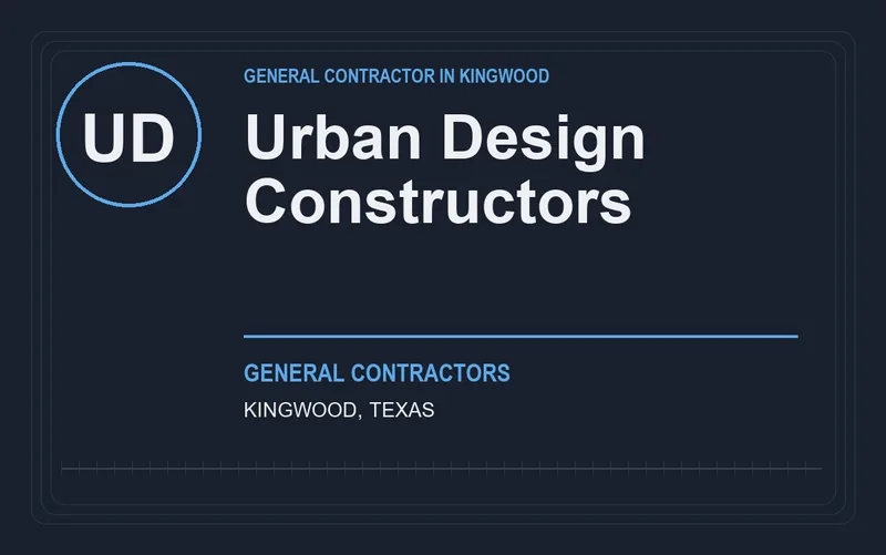 Urban Design Constructors in Kingwood, Texas