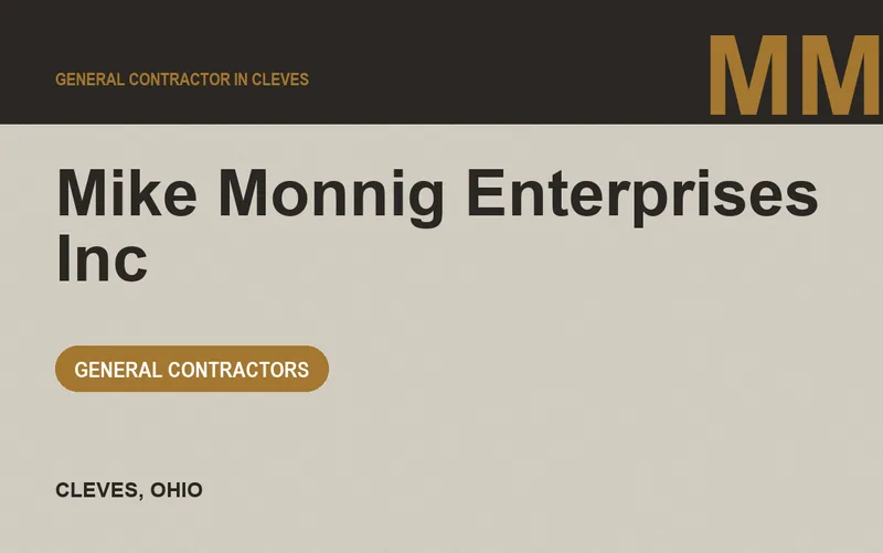 Mike Monnig Enterprises Inc in Cleves, Ohio