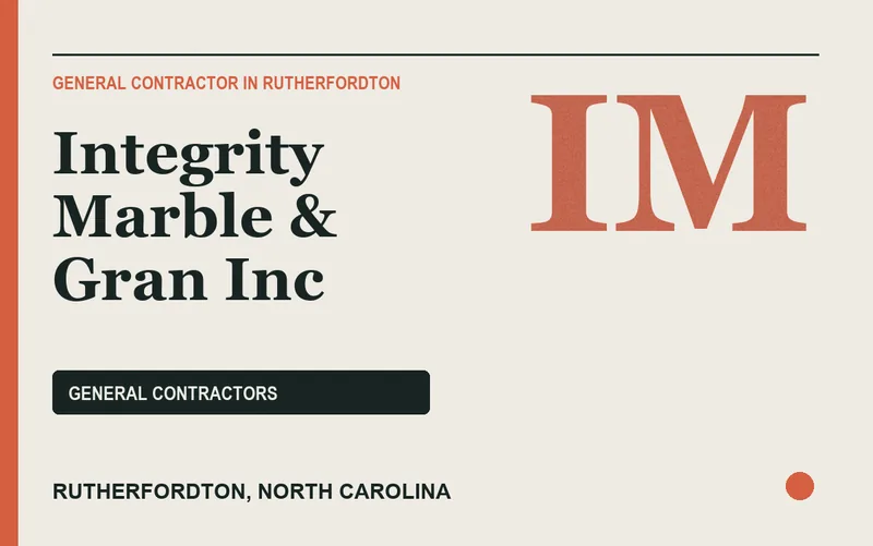 Integrity Marble & Gran Inc in Rutherfordton, North Carolina