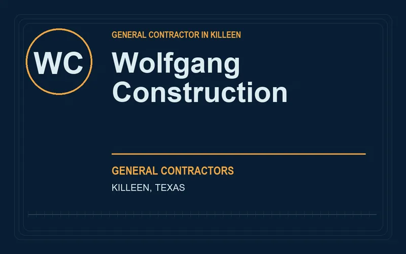 Wolfgang Construction in Killeen, Texas