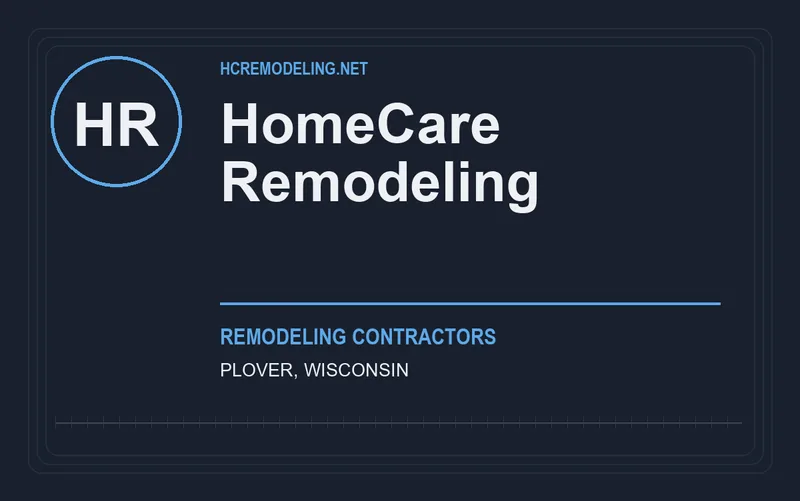 HomeCare Remodeling in Plover, Wisconsin