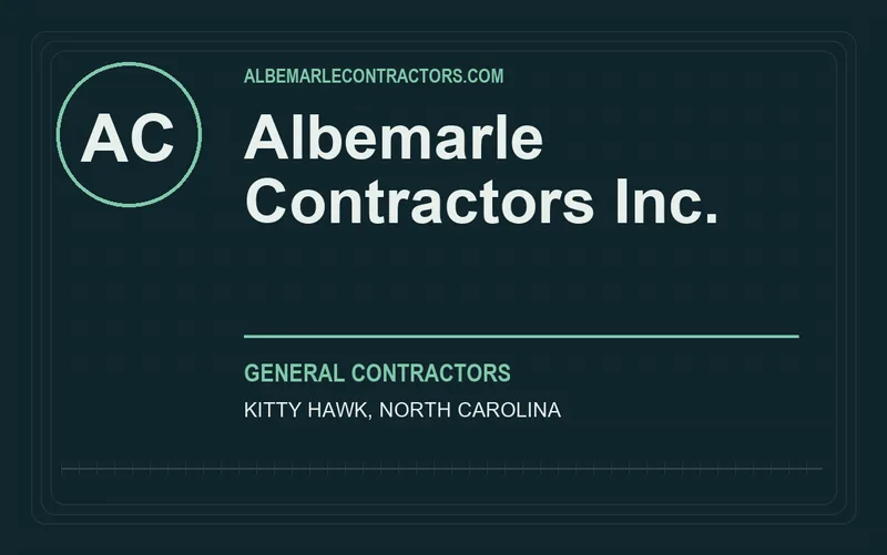 Albemarle Contractors Inc. in Kitty Hawk, North Carolina