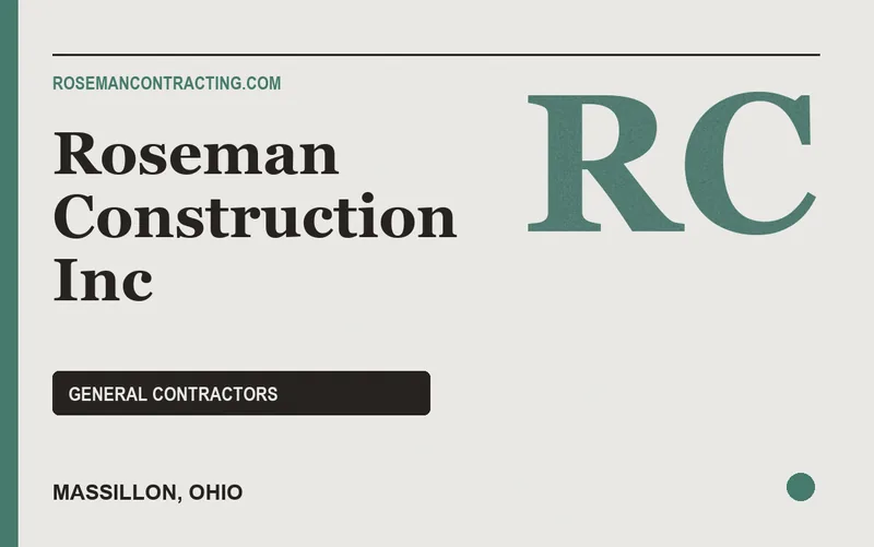Roseman Construction Inc in Massillon, Ohio