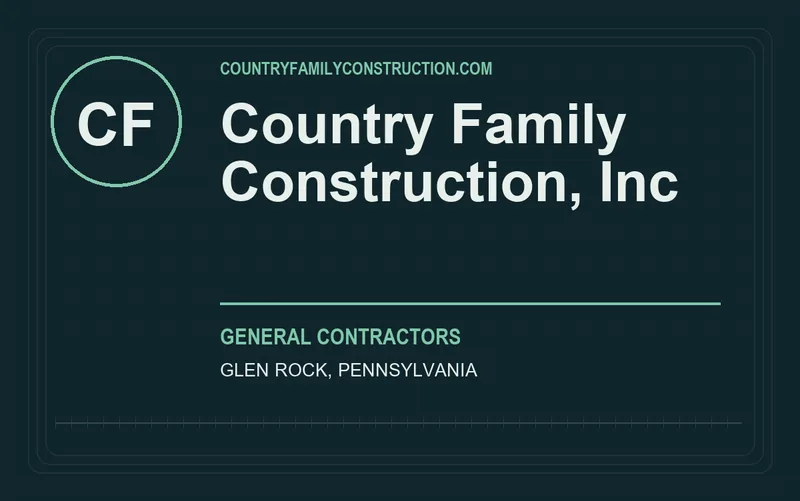 Country Family Construction, Inc in Glen Rock, Pennsylvania