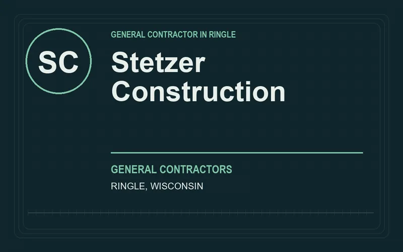 Stetzer Construction in Ringle, Wisconsin